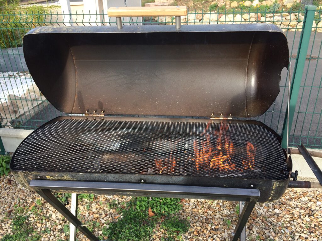 Première flambée pour le BBQ